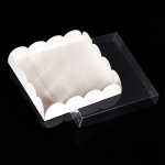 Коробка для сладостей с окошком Белый 15х15х3 см — изображение 2