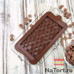 Форма силиконовая для шоколада Плитка "Соты" — изображение 2