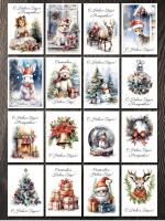 Открытка новогодняя "Красивый Новый Год" в Ассортименте 7х10 см — изображение 3