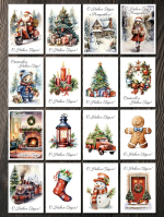 Открытка новогодняя "Красивый Новый Год" в Ассортименте 7х10 см — изображение 2