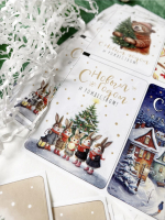 Наклейка Новогодняя "Снежное Волшебство" 4 шт в Ассортименте — изображение 3