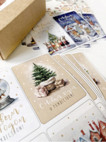 Наклейка Новогодняя "Снежное Волшебство" 4 шт в Ассортименте — изображение 4