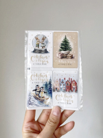 Наклейка Новогодняя "Снежное Волшебство" 4 шт в Ассортименте — изображение 6