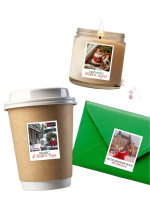 Наклейка Новогодняя Зима Эстетика 16 шт в Ассортименте — изображение 3