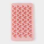 Форма для конфет и шоколада Сердечки силикон 56 ячеек — изображение 2