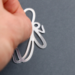 Топпер для торта «Бабочки» 5 шт Серебряные — изображение 2