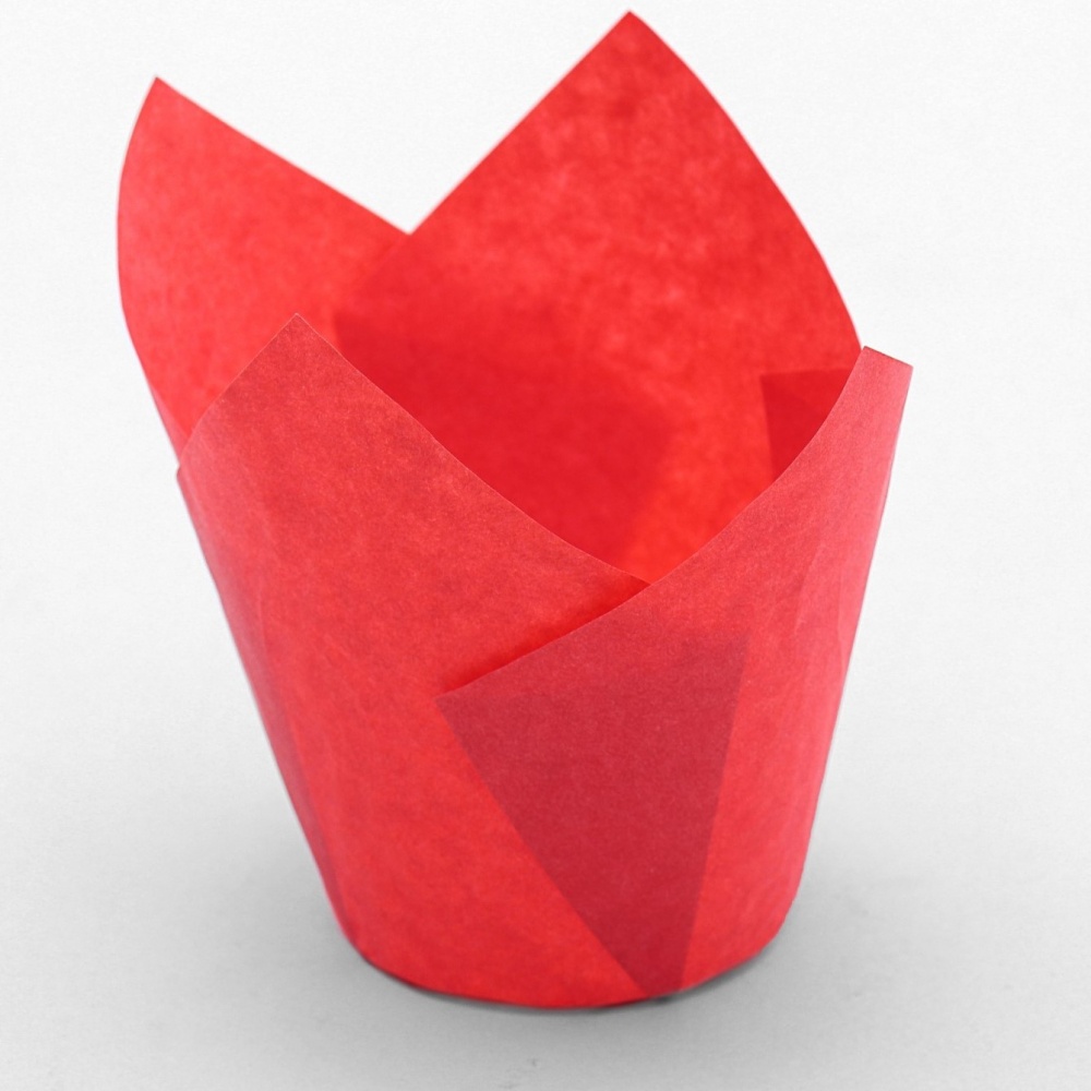 243206826424bf8badcd3bc1920d78d3 Капсула тюльпан Красная D50 H80 мм 1 шт — изображение 1