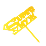 Топпер для торта «Super Муж», Золотой — изображение 2