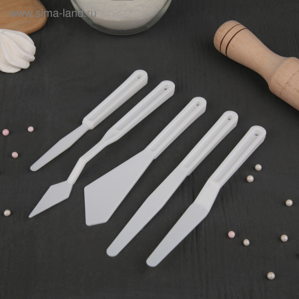 Набор Мастихинов пластиковых 5 шт