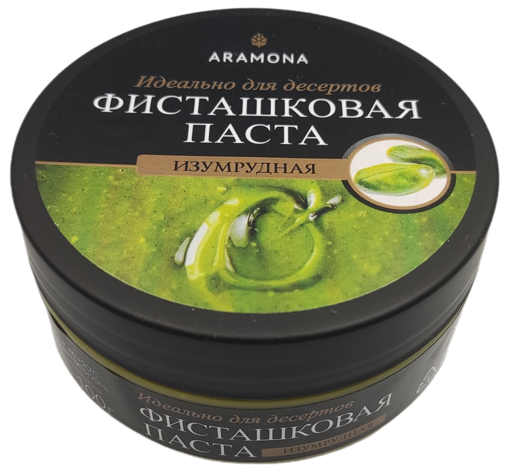 4urj22bb7dbwuwf5u5vqqx9l3p9frimz Фисташковая паста ARAMONA Изумрудная 100 г — изображение 1