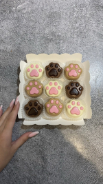 Коробка для печенья, кондитерская упаковка, Белая, 13х13х4 см — изображение 3