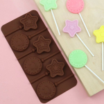 Форма для леденцов «Солнце и звезды» 6 шт — изображение 2