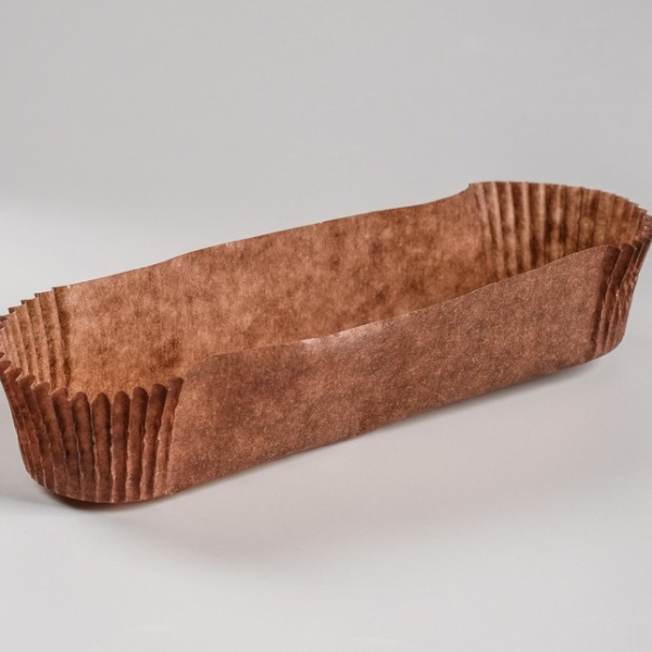 Капсула бумажная Эклер коричневая 60 шт