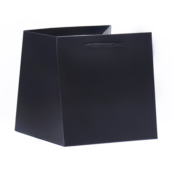 Пакет Черный с широким дном 20×20×20 см
