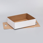 Коробка для торта с окном Белая 30х40х12 см — изображение 2