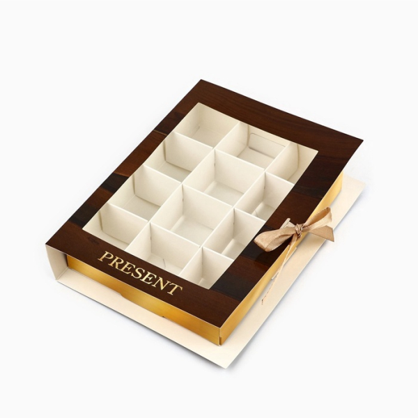 Коробка под 12 конфет с ячейками «Дерево» 18.5 х 13.5 х 3.5 см