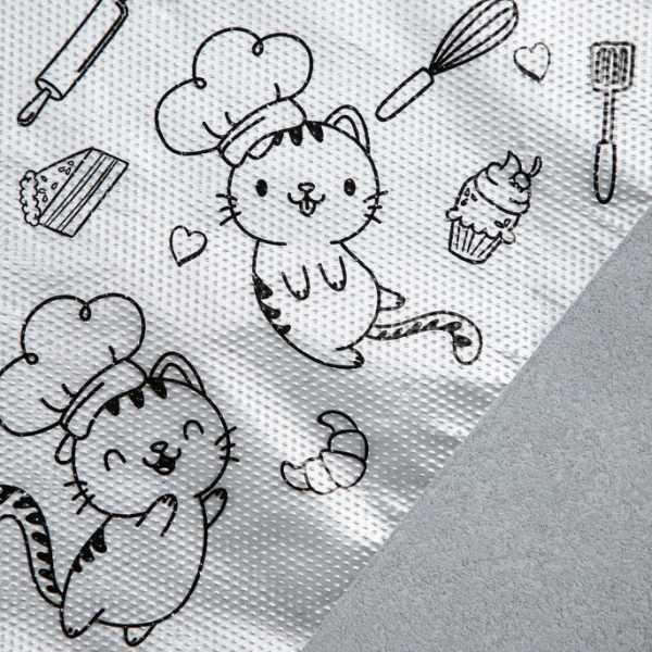 Мешки кондитерские одноразовые "Котики" 30 см 50 шт