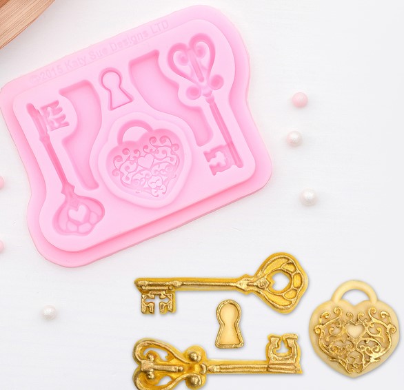 Молд Доляна «Ключ от сердца», 8,5×6,8 см, цвет МИКС