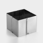 Форма для выпечки раздвижная Квадратная D10-18 см H14 см