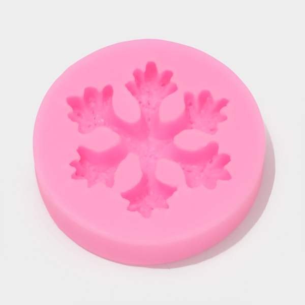 Молд силиконовый Снежинка 6,7х6,7 см