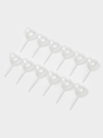 Набор кулинарных пипеток для соуса "Сердечки" 12 шт