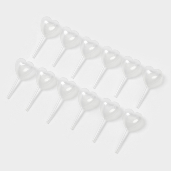 Набор кулинарных пипеток для соуса "Сердечки" 12 шт