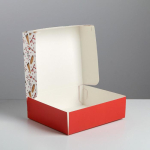 Коробка для сладостей Новогодняя Present 20×17×6 см — изображение 3