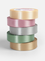 Лента Атласная набор «Тёплый день» 20 мм Набор 5 шт