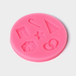 Молд для заливки «Новогодние атрибуты», силикон, 10×10×1 см — изображение 2