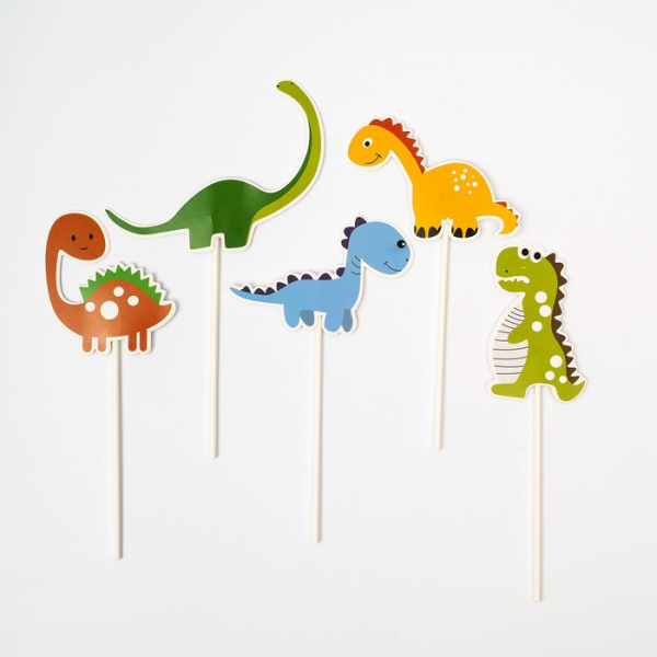 Топперы для торта «Дракончики» 5 шт