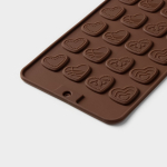 Форма силиконовая для шоколада «Сердечки» 24 ячейки