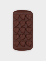 Форма силиконовая для шоколада "Сердце с хвостиком" 15 шт