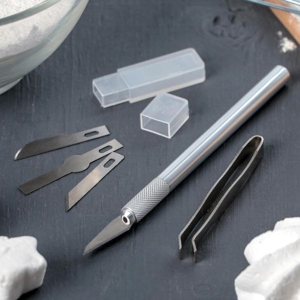 Набор инструментов для украшения кондитерских изделий, 6 предметов