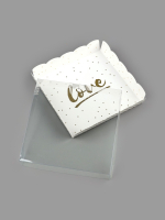 Коробка для сладостей "Love" 15х15х3 см