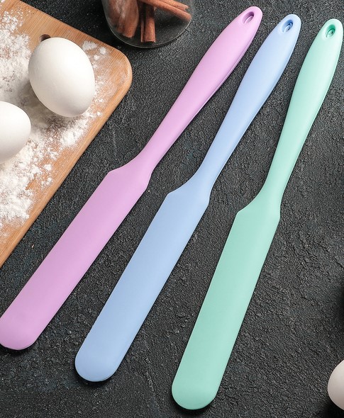 700-22 Лопатка силиконовая прямая 16 см — изображение 1