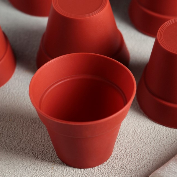 Набор форм для выпечки "Цветочные горшочки" 6 шт