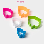 Набор пластиковых вырубок "Ёлочка" 5 шт — изображение 2