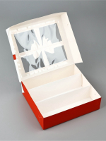 Коробка для 9 макарун с ложементом с окном «Для тебя» — изображение 2