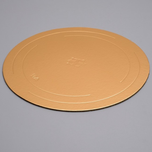 Подложка под торт Золото/Белый ForGenika 3,2 мм 36 см