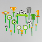 Топперы для торта «С днём рождения, футболист» — изображение 2