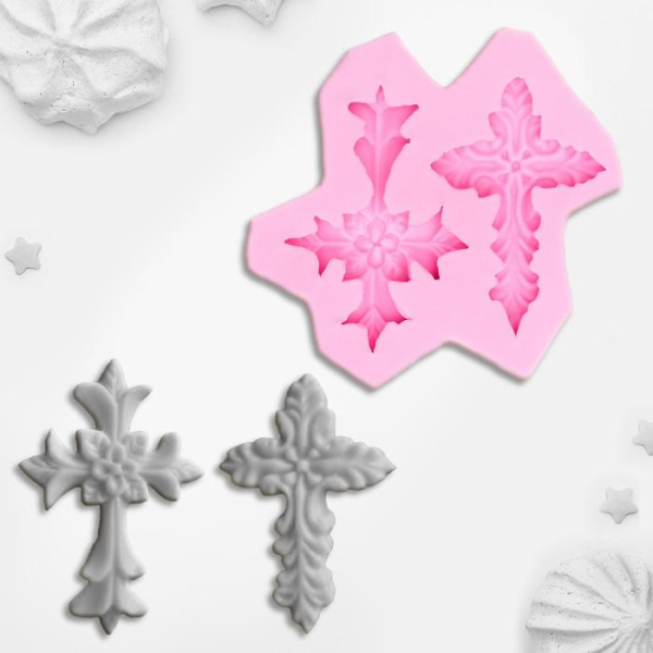 Молд силиконовый Крестики