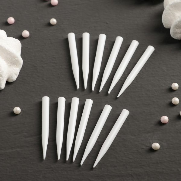 Набор топперов для цветов 5х0,5 см 12 шт