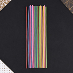 Свечи для торта незадуваемые «Разноцветные», 24 шт. 16.8 см — изображение 2