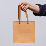 Пакет с широким дном Крафт, 20×20×20 см — изображение 2