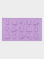 Форма силиконовая для шоколада Новогоднее ассорти 15 шт — изображение 2