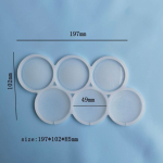 Форма силиконовая для леденцов "Погремушка" Круг 5 см 6 шт — изображение 2