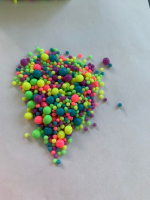 Посыпка Драже НЕОН синий, лимонный, розовый, лайм, ультрафиолет 50 г — изображение 2