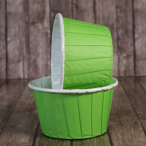 81wufgfrodqpejqmare79ddt3hthi957 Капсула бумажная с подворотом Светло Зелёная (с ламинацией) D50 H40 1 шт — изображение 1