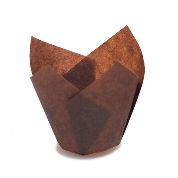 Капсула тюльпан Коричневая D50 H80 мм 1 шт