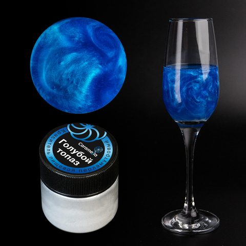 large_250765 Шиммер пищевой Caramella Голубой топаз 5 г — изображение 1